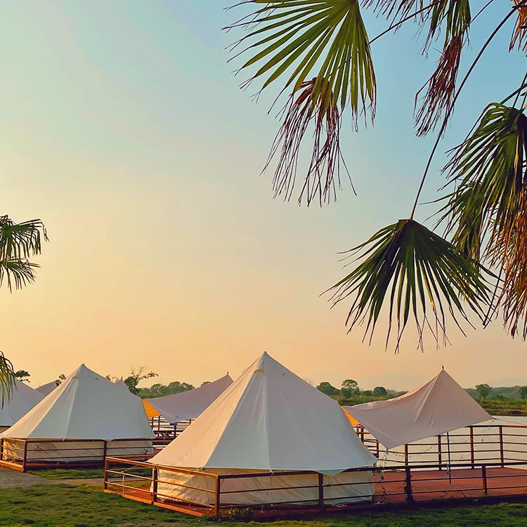 Buiten kamperen Regendichte winddichte yurt tent