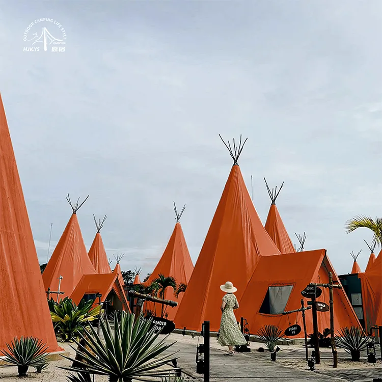 Outdoor Indiase Marokkaanse stijl Een slaapkamer tent