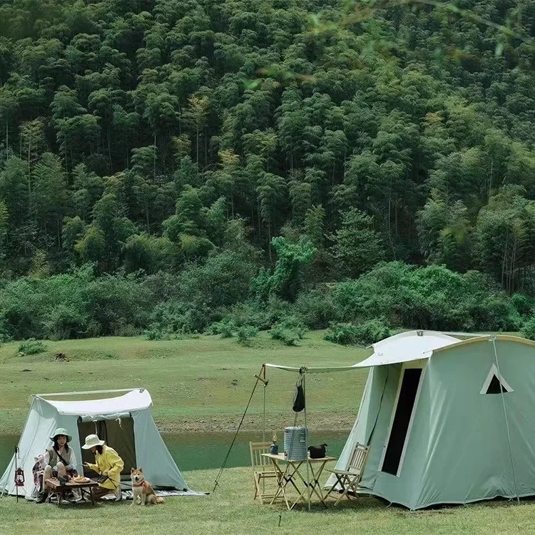 Buiten waterdichte verdikte campingtent