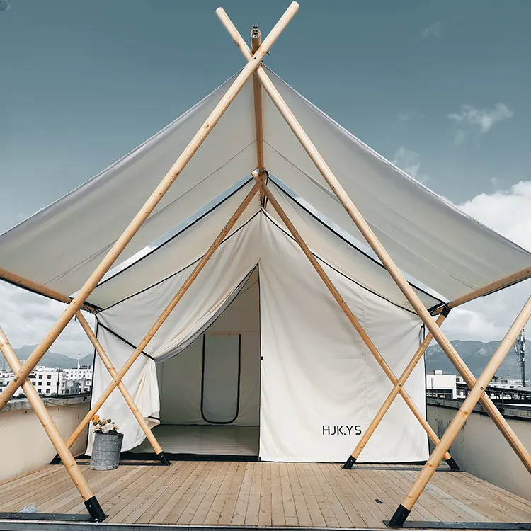 Waterdichte dubbele laag canvas jachtt tent